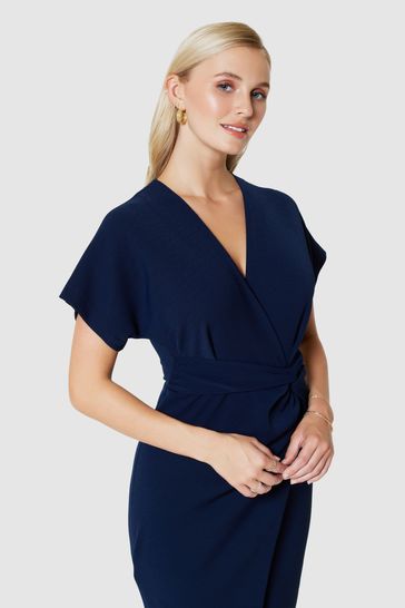 Buy Closet London Blue Kimono Pencil Dress from Next Canada