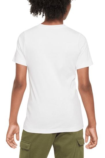 Nike white t shirt sale women's
