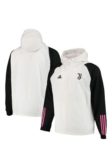 adidas White Juventus Training All-Weather Jacket