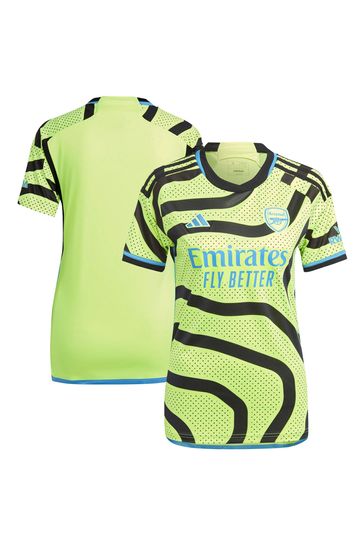 adidas Yellow Arsenal Away Shirt 2023-24 Womens