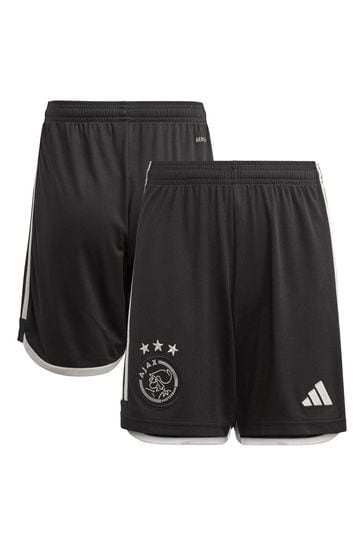 adidas Black Ajax Third Shorts 2023-24 Kids