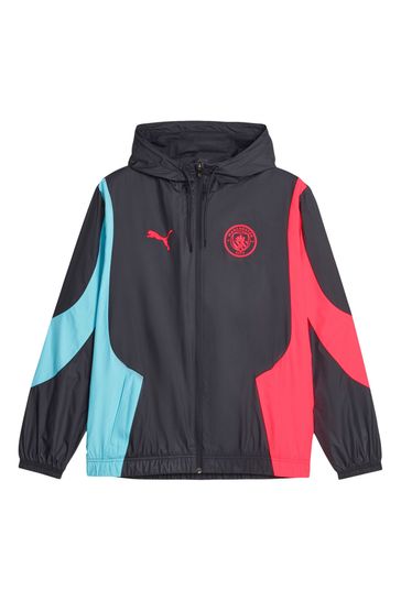 Blue puma windbreaker sales