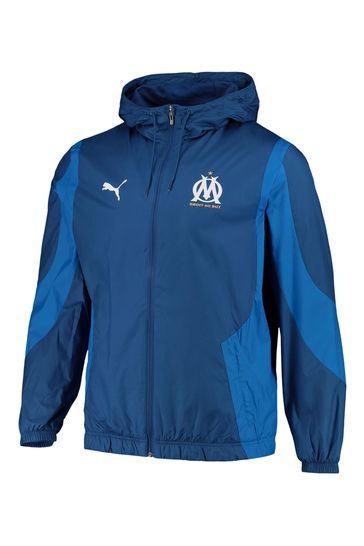 Puma Dark Blue Olympique De Marseille Pre Match Jacket