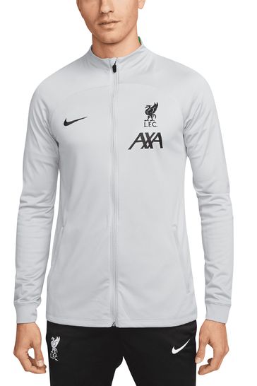 Nike track jacket hot sale grey