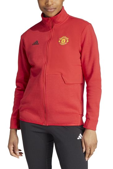 adidas Red Manchester United Anthem Jacket