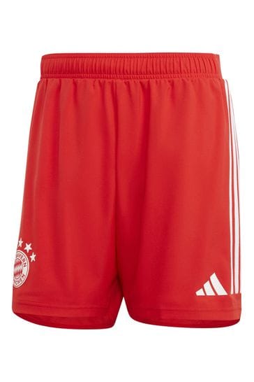 adidas Red FC Bayern Home Authentic Shorts 2023-24