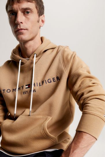 Tommy hilfiger sales cream hoodie