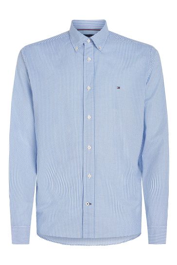 Buy Tommy Hilfiger Blue Soft Flex Print Shirt from Next Canada
