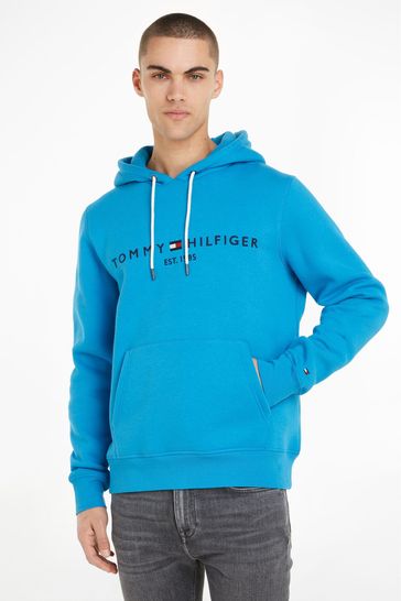 Blue top tommy hoodie