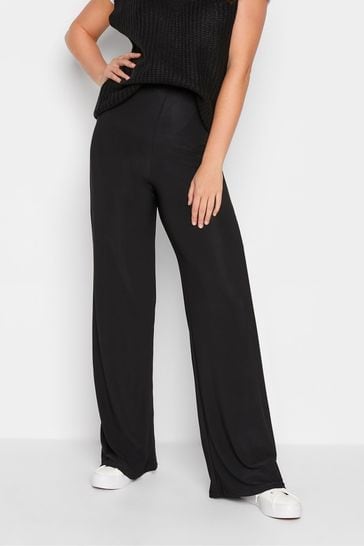 Buy Long Tall Sally Black Stretch Palazzo Wide Leg Trousers from Next USA