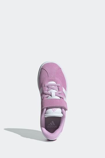 Lilac adidas trainers top