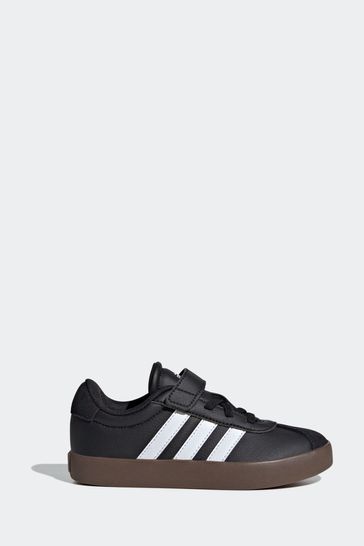 adidas Black/White Kids Sportswear VL Court 3.0 Trainers