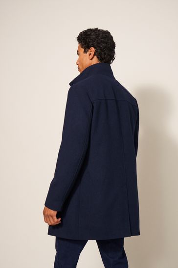 Buy White Stuff Blue Horsholm Wool Funnel Coat from Next South Africa