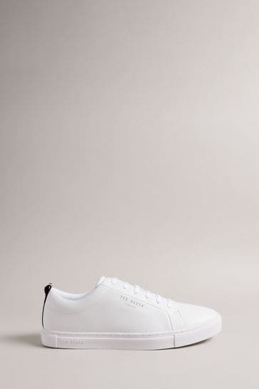 Ted Baker White Webbing Detail Artem Cupsole Trainers