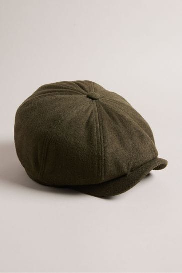Ted Baker Green Jimmyy Woollen Baker Boy Hat