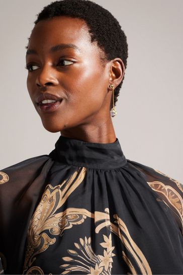 Buy Ted Baker Black Whitnii Shirt Maxi Dress With Slit from Next Austria