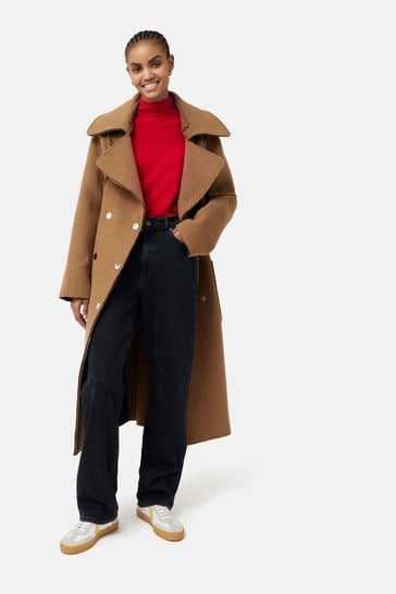 Jigsaw top red coat