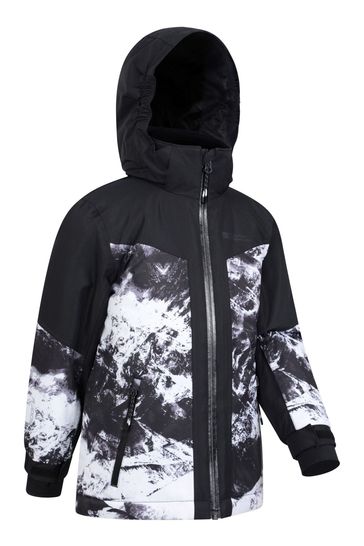 Kids white ski jacket store