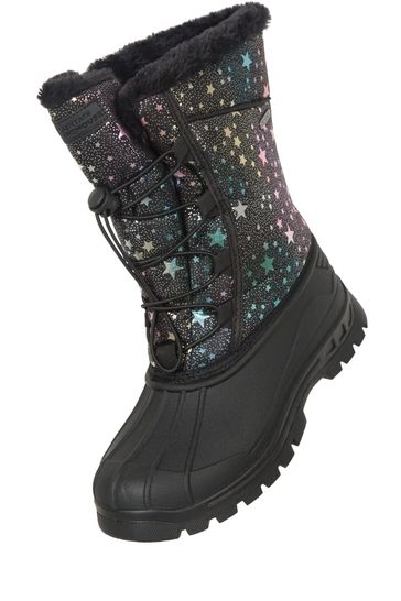 Buy Mountain Warehouse Dark Black Kids Whistler Sherpa Lined Snow