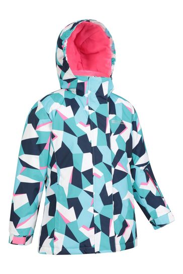 Buy Mountain Warehouse Blue Honey Printed Kids Ski Jacket from