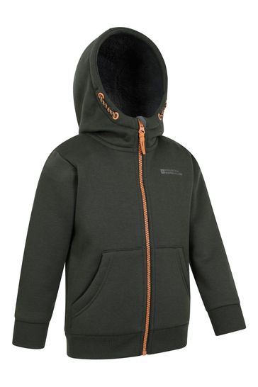 Mountain sherpa hoodie top