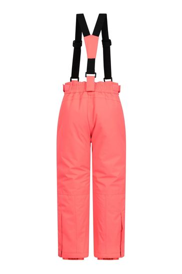 Mountain Warehouse Pink Falcon Extreme Kids Waterproof Ski Trousers