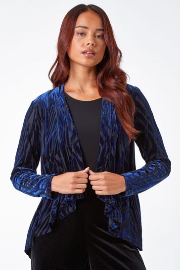 Velvet store waterfall jacket