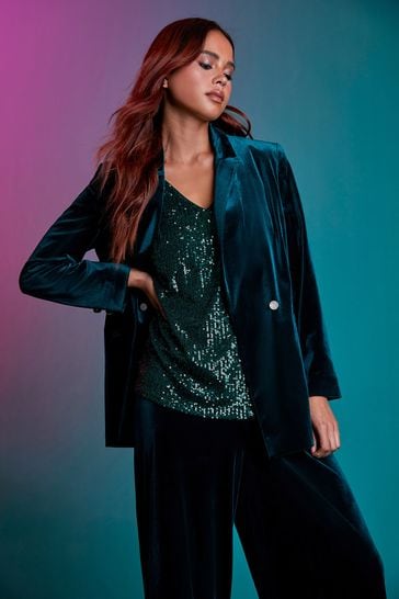 Petite velvet clearance jacket