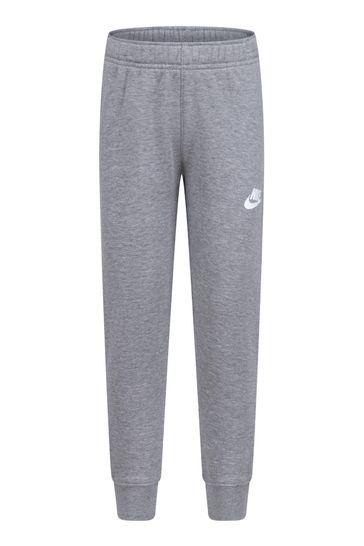 Buy Nike Grey Fleece Little Kids Joggers from Next Luxembourg