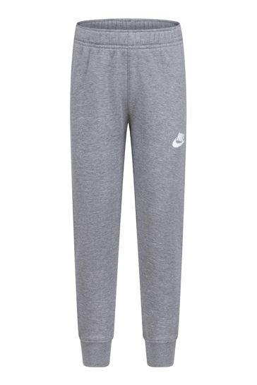 Nike Grey Fleece Little Kids Joggers