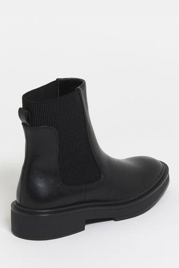 Buy Simply Be Black Ankle Chelsea Boots in Wide Fit from Next Hungary