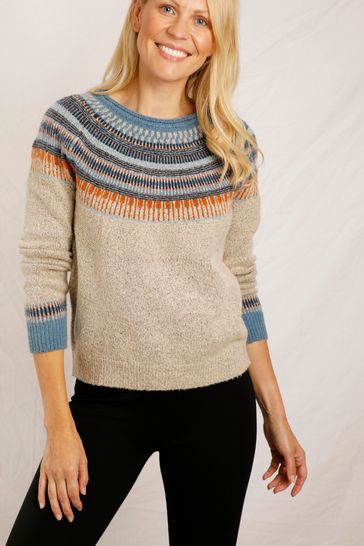 Weird fish fair isle jumper hot sale