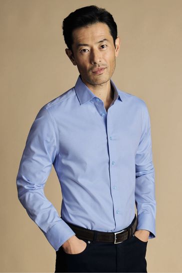 Charles tyrwhitt non hot sale iron slim fit