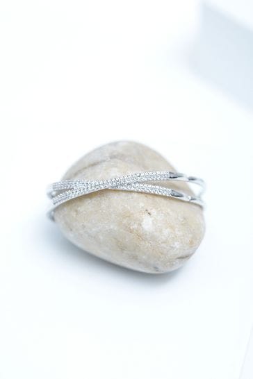 Cubic zirconia best sale cuff bracelet