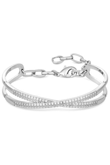Cubic zirconia cuff shop bracelet