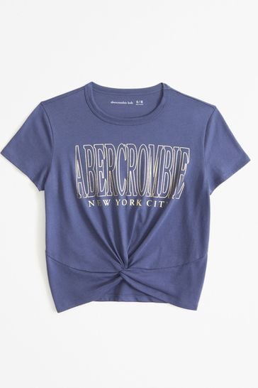 Abercrombie & Fitch Logo Graphic Print T-Shirt