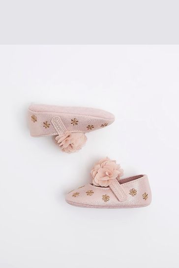 River island pink slippers shop