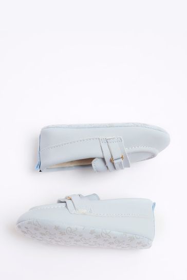 Buy River Island Blue Baby Boys Stripe Loafers from Next Kuwait