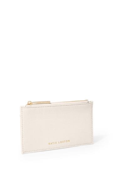 Katie Loxton White Fay Coin Purse & Card Holder