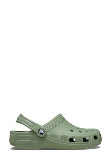 Buy Crocs Khaki Green Classic Clogs from Next Turkey