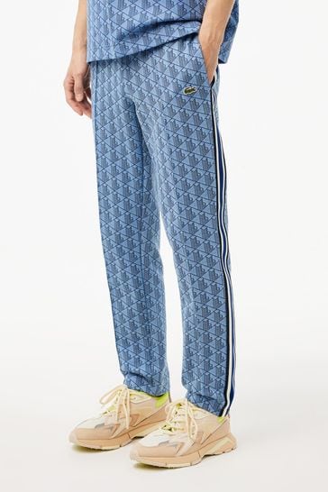 Lacoste Blue Monogram Tracksuit Bottoms