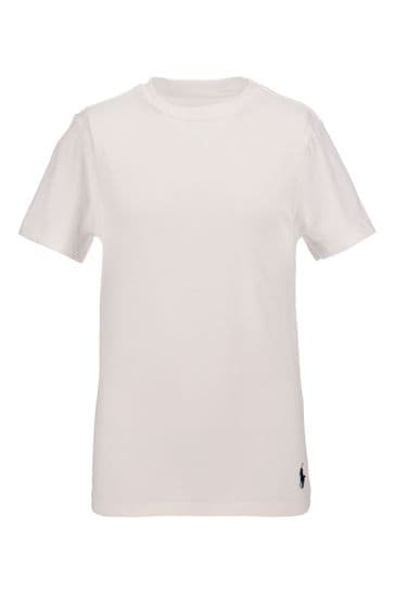 White tee polo sales