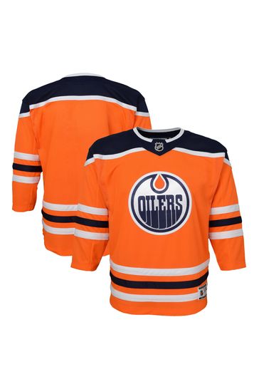 adidas Orange NHL Edmonton Oilers Replica Home Jersey Toddler