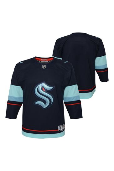 adidas Blue NHL Seattle Kraken Replica Home Jersey Toddler