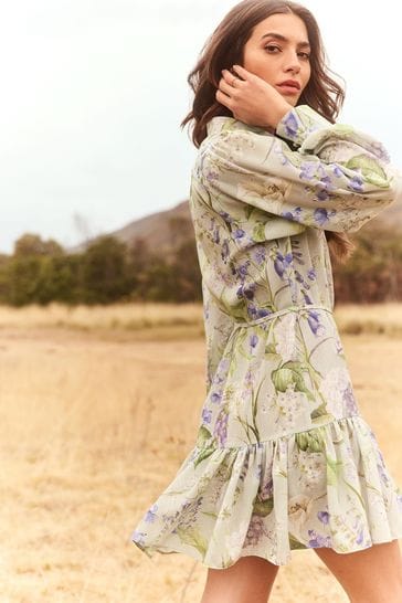 Lipsy green floral dress hotsell