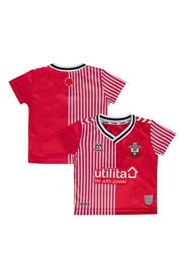 adidas Red Southampton Home Infant Kit Shirt 2023-24 Infants