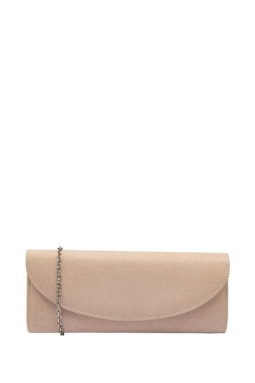 Lotus Natural Clutch Bag with Chain