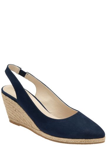 Blue wedge deals espadrilles uk