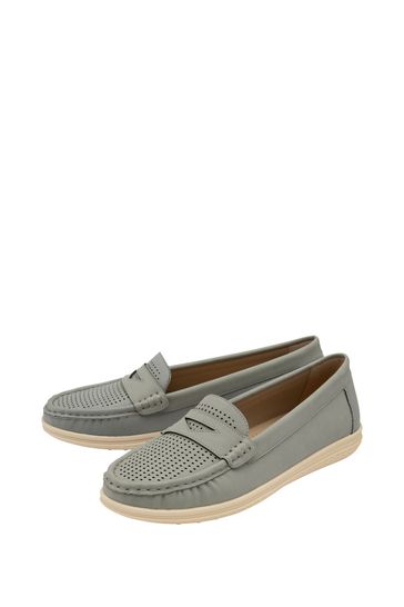 Grey store loafers womens