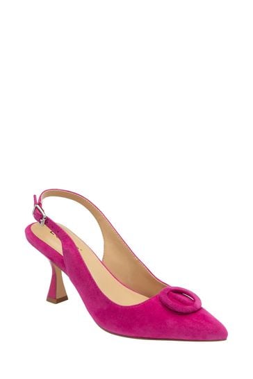 Lotus Pink Pointed-Toe Court Shoes